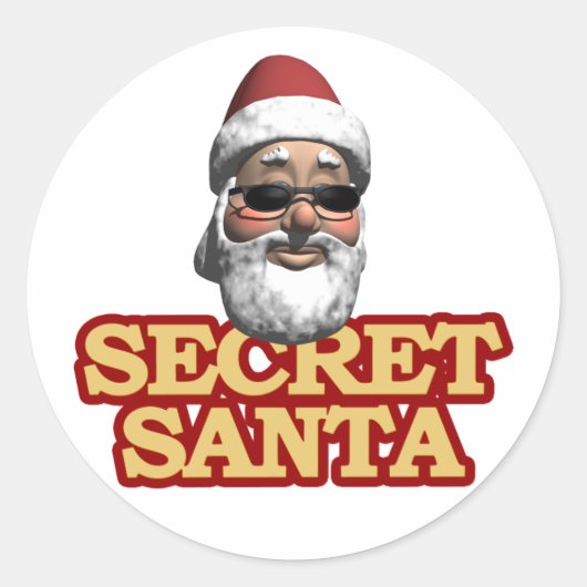 Secret Santa stickers (Voorkant)
