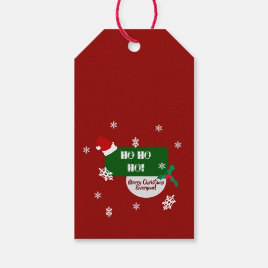 Secret Santa Toolkit - Cadeaubon/set voor het inpa Cadeaulabel (Voorkant)