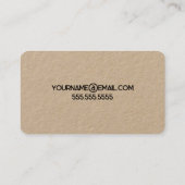 Secret Service Mystery Shopper Visitekaartje (Achterkant)