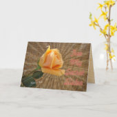 Secret Sister-customize sentiment Kaart (Gele Bloem)