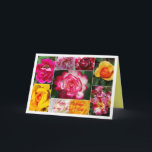 Secret Sister Happy Birthday Roos Collage Geel Kaart<br><div class="desc">Deze collage van prachtige rozen is een prachtige manier om verjaardagsgroeten te sturen - en deze rozen vervagen nooit!</div>