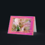 Secret Sister verjaardagskaart Kaart<br><div class="desc">Een vrolijke heldere kaart met grafische verbetering om naar die geheime zus te sturen om haar te laten afvragen wie je bent. Check voor bijpassende postzegels binnenkort.</div>