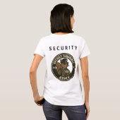 SECRET SQUIRREL ARMY (BEVEILIGING) T-SHIRT (Achterkant volledig)