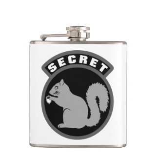 Secret Squirrel Flask Heupfles