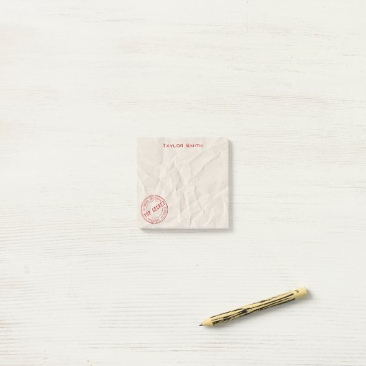 Secret Stamp Post-It Notes (Op bureau)
