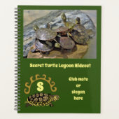 Secret Turtle Lagoon Hideout Foto Motto Planner (Voorkant)