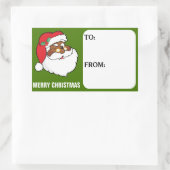 Secret Winking Zwart Sinterklaas Cadeau Label Stic (Tas)