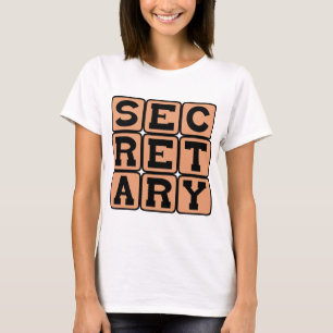 Secretaresse, administratief assistent t-shirt