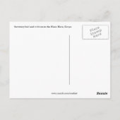 secretaresse briefkaart (Achterkant)