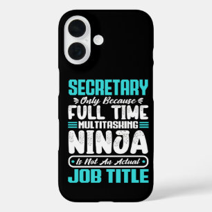 Secretaresse Functie Titel Beroep Medewerker Vaard iPhone 16 Hoesje
