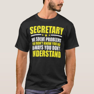 Secretaresse Voor Secretaresse Collega T-shirt