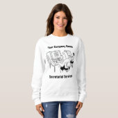 Secretariaat Cartoon T-Shirt (Voorkant volledig)