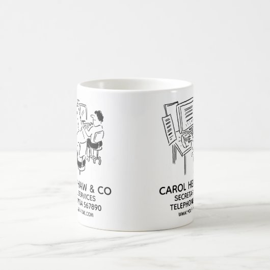 Secretariaat Services Business Promotion Koffiemok (Center)