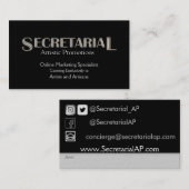 Secretariaat-Visitekaartje Visitekaartje (Voorkant / Achterkant)
