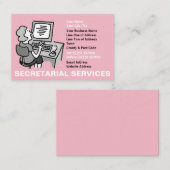 Secretariaatsdiensten Visitekaartje (Voorkant / Achterkant)