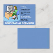 Secretariaatsdiensten Visitekaartje (Voorkant / Achterkant)