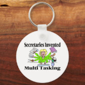 Secretariaten zoeken naar multitasking sleutelhanger (Voorkant)