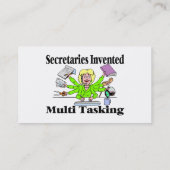 Secretariaten zoeken naar multitasking visitekaartje (Achterkant)