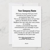 secretariële diensten Cartoon ontwerp Kaart (Achterkant)