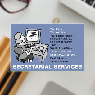 Secretariële diensten visitekaartje