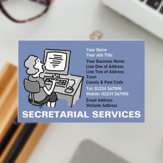Secretariële diensten visitekaartje