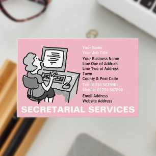 Secretariële diensten visitekaartje