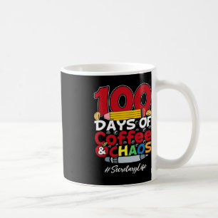 Secretaris 100 Dagen van Koffie en Chaos 100ste Da Koffiemok