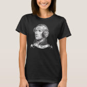 Secretaris Alexander Hamilton Een Ham Hoofdtelefoo T-shirt (Voorkant)