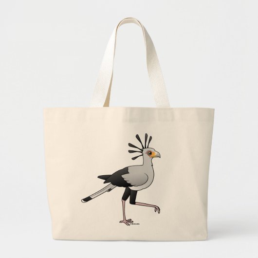 Secretaris Bird Grote Tote Bag (Voorkant)