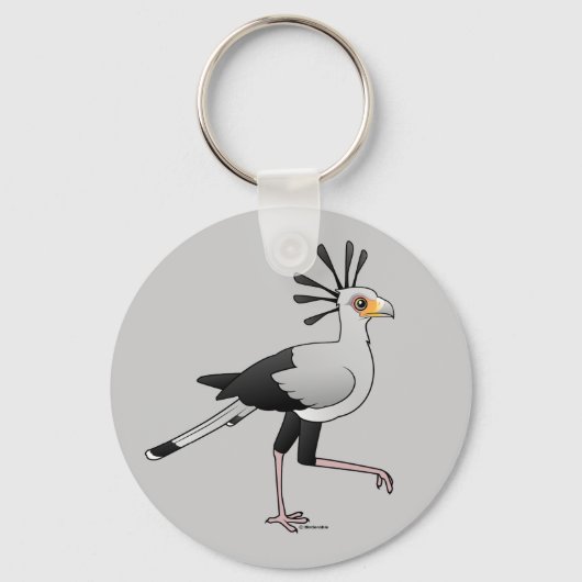 Secretaris Bird Sleutelhanger (Voorkant)