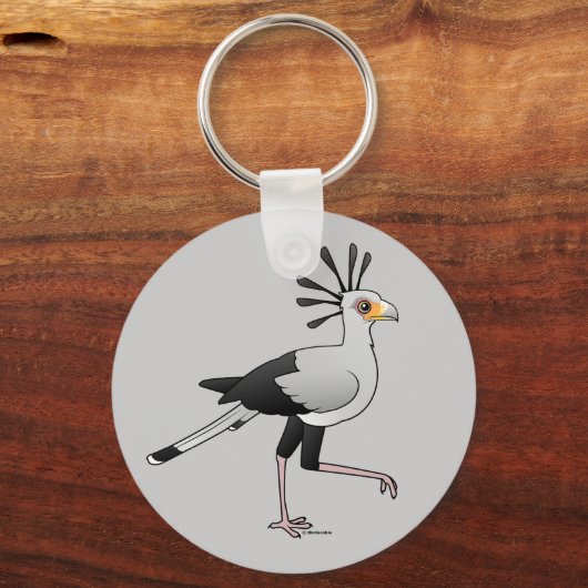 Secretaris Bird Sleutelhanger (Voorkant)