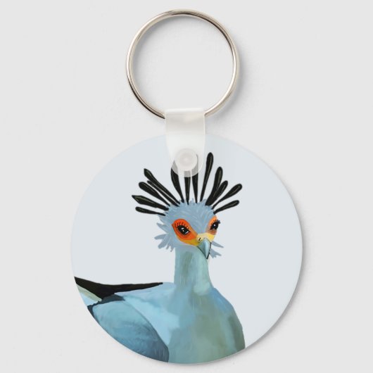 Secretaris Bird Sleutelhanger (Voorkant)