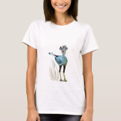 Secretaris Bird van Zuid-Afrika T-shirt (Voorkant)