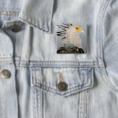 Secretaris Bird Vierkante Button 5,1 Cm (In situ)