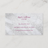 Secretaris Blonde lady logo Visitekaartjes (Achterkant)