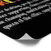 Secretaris Definitie School Secretaris Squad Poster (Hoek)