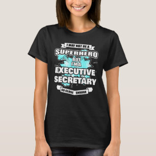 Secretaris-generaal superheld Business Secretaris T-shirt