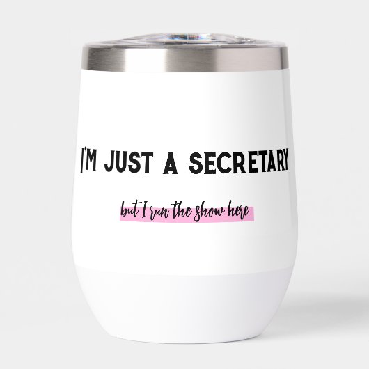 Secretaris grappige gift medewerker waardering dag (Voorkant)