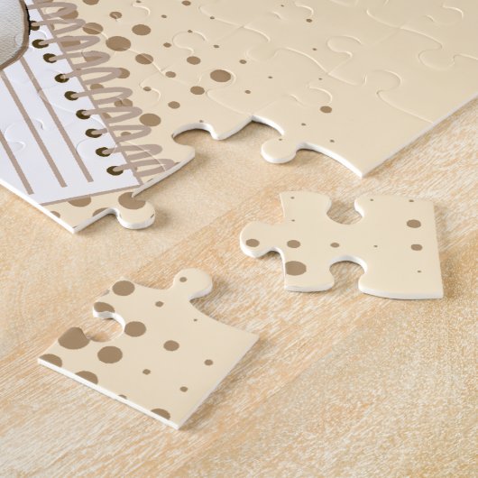 Secretaris in ruste legpuzzel (Zijkant)