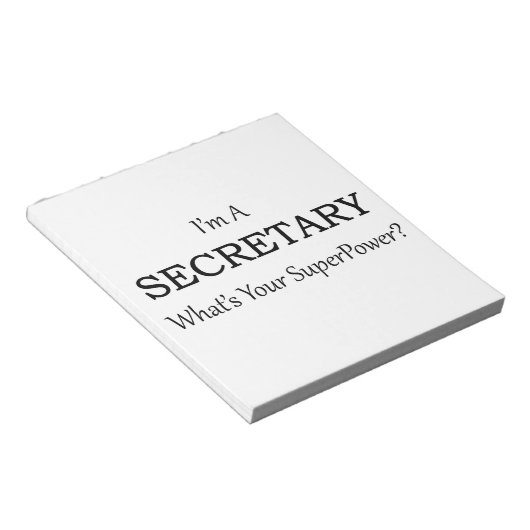 SECRETARIS NOTITIEBLOK (Schuin)