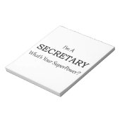 SECRETARIS NOTITIEBLOK (Linkerzijde)