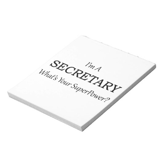 SECRETARIS NOTITIEBLOK (Linkerzijde)