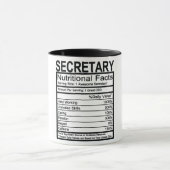 Secretaris Nutritional Facts Mok (Midden)
