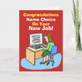 Secretaris, persoonlijke assistent of typist. Nieu Kaart (Voorkant)