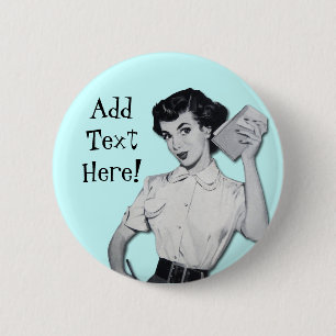  secretaris ronde button 5,7 cm