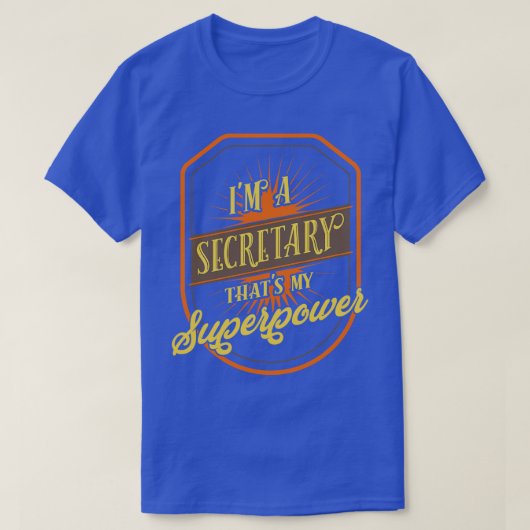 secretaris t-shirt (Design voorkant)