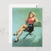 Secretaris-up Briefkaart (Voorkant / Achterkant)