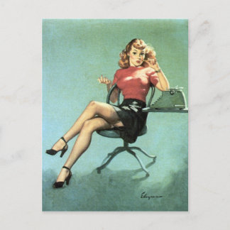 Secretaris-up Briefkaart
