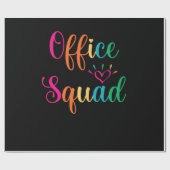 Secretaris van de administratief medewerker van he cadeaupapier (Vlak)