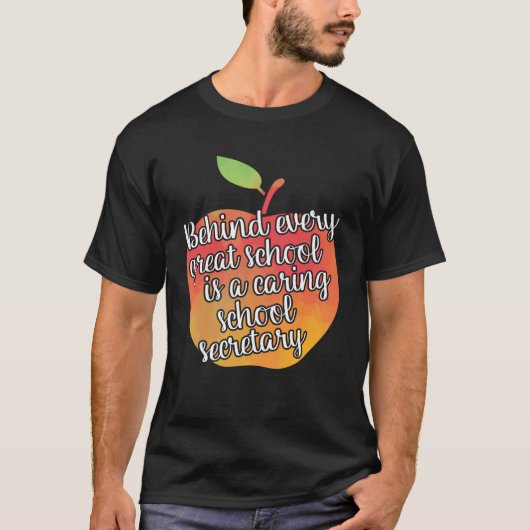 Secretaris van de Hogeschool T-shirt (Voorkant)